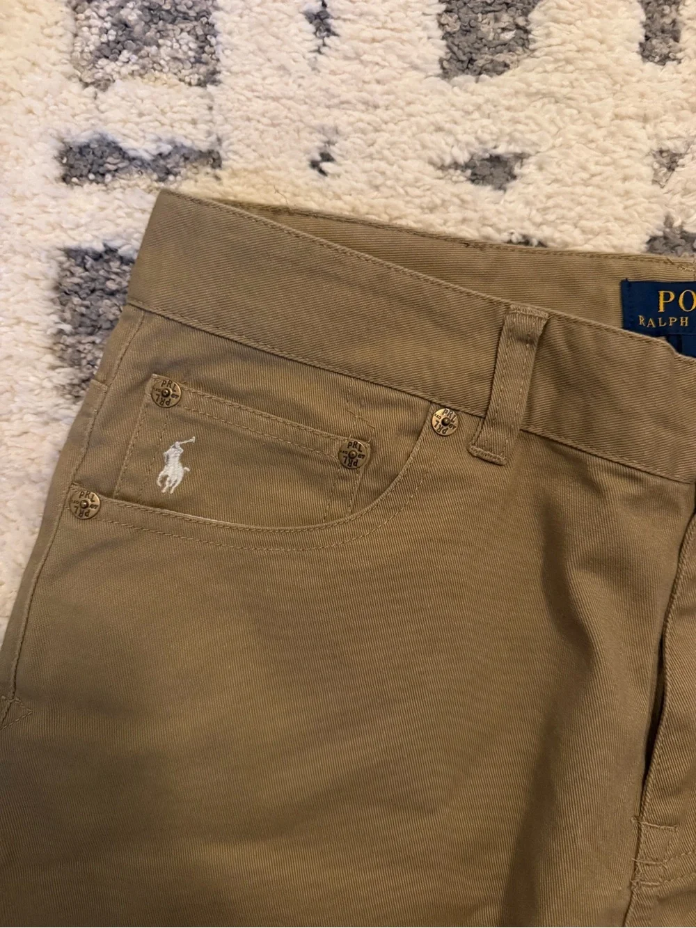 Polo by Ralph Lauren Olive Straight-Leg Chinos